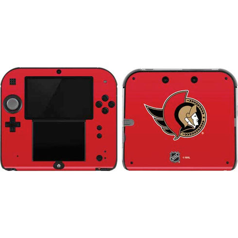 NHL Ottawa Senators Solid Background Nintendo Skins